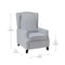 Flash Furniture Gray Wingback Reclining Chair with Nailhead Trim BO-BS7002-1-GY-GG - alternate 10